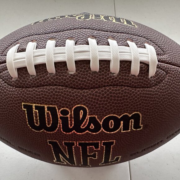 AARON RODGERS SIGNED GREEN BAY PACKERS QB AUTOGRAPHED WILSON FOOTBALL w/COA 725 - Picture 4 of 8